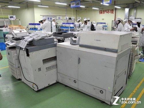 办公打印 正文 在富士施乐爱科制造(苏州)的资源回收工厂中